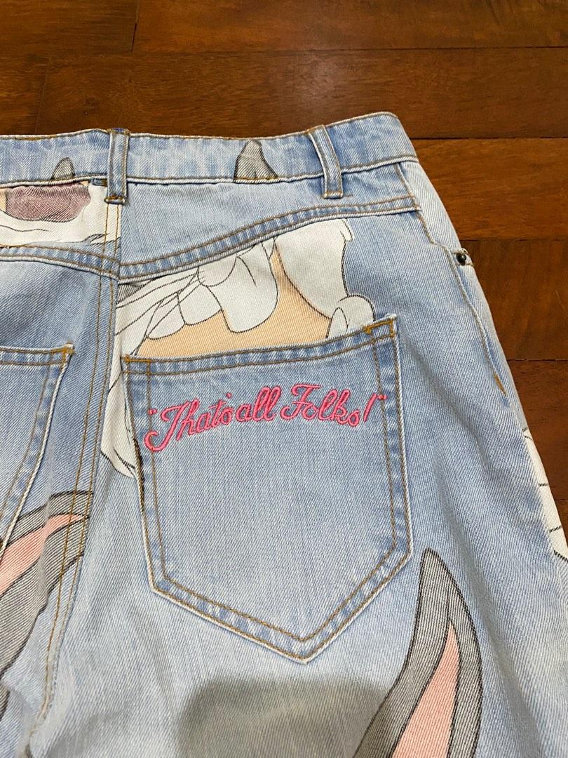bugs bunny jeans, Women's Fashion, Bottoms, Jeans & Leggings on Carousell
