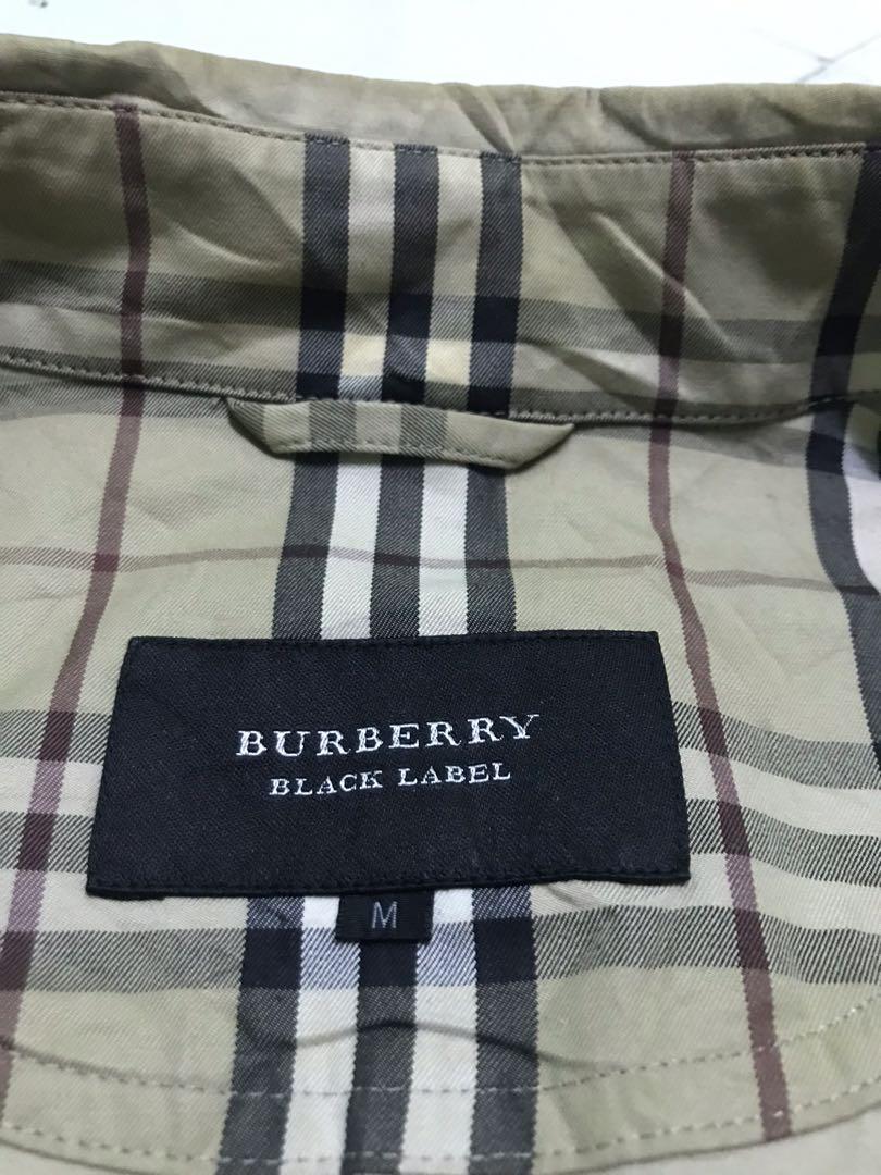 burberry black label military jacket, Men's Fashion, Tops & Sets, Tshirts &  Polo Shirts on Carousell