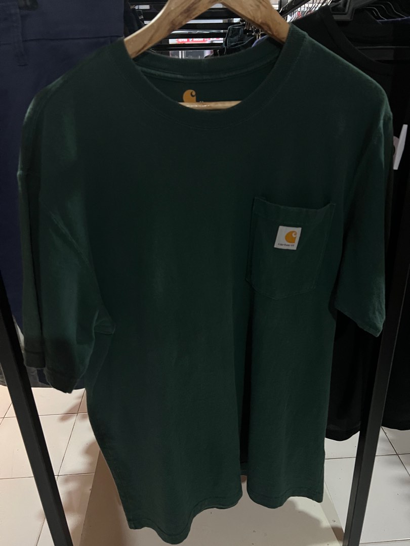 Carhartt K87 Hunter Green, Men's Fashion, Coats, Jackets and Outerwear