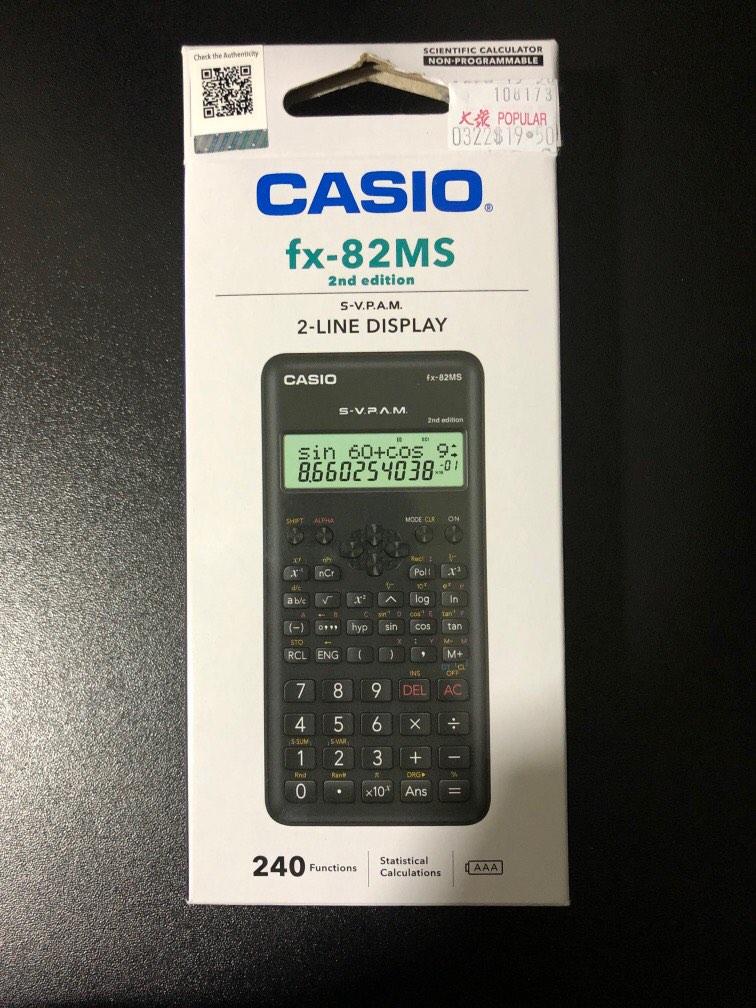 Casio Fx 85ms 2nd Edition Scientific Calculator Hobbies And Toys Stationery And Craft 4504