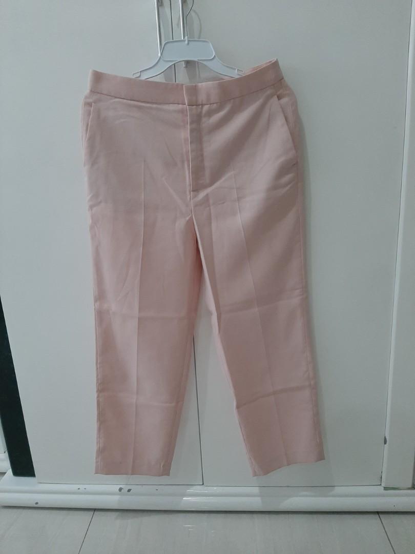Celana panjang zara pink besar big size