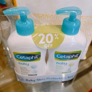 Cetaphil Baby gentle wash and shampoo and daily lotion