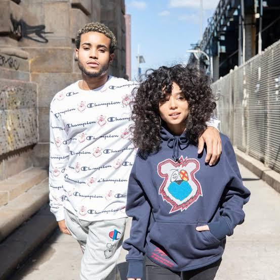 King saladeen x champion store hoodie