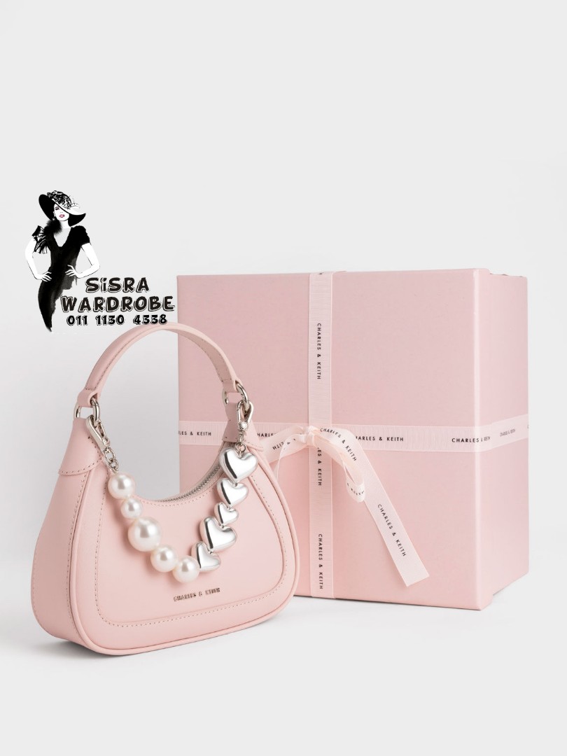 Charles & Keith pink limited edition bag