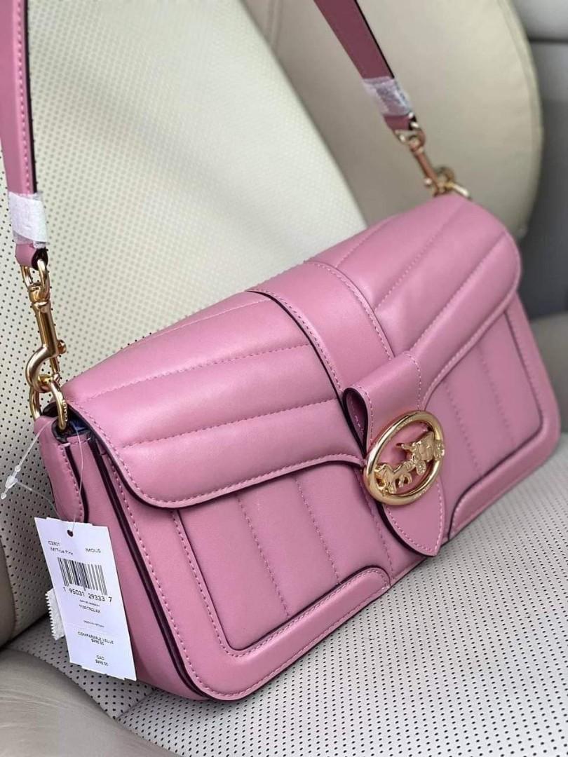 Coach Shoulder Bag True Pink, Women's Fashion, Bags & Wallets