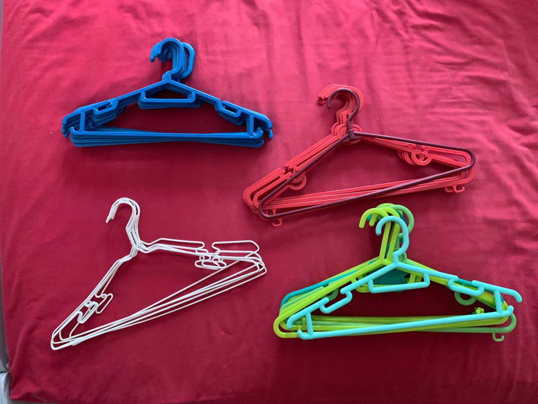 Colourful clothes hanger, Furniture & Home Living, Home Improvement