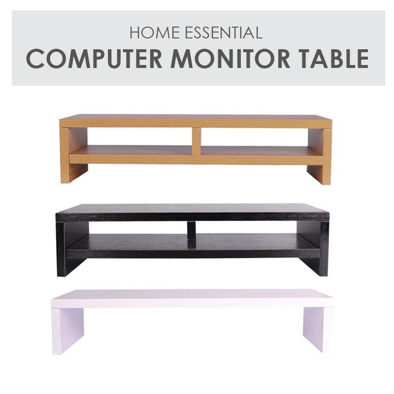 Computer Monitor Table Stand For Desktop and laptop, Furniture & Home ...