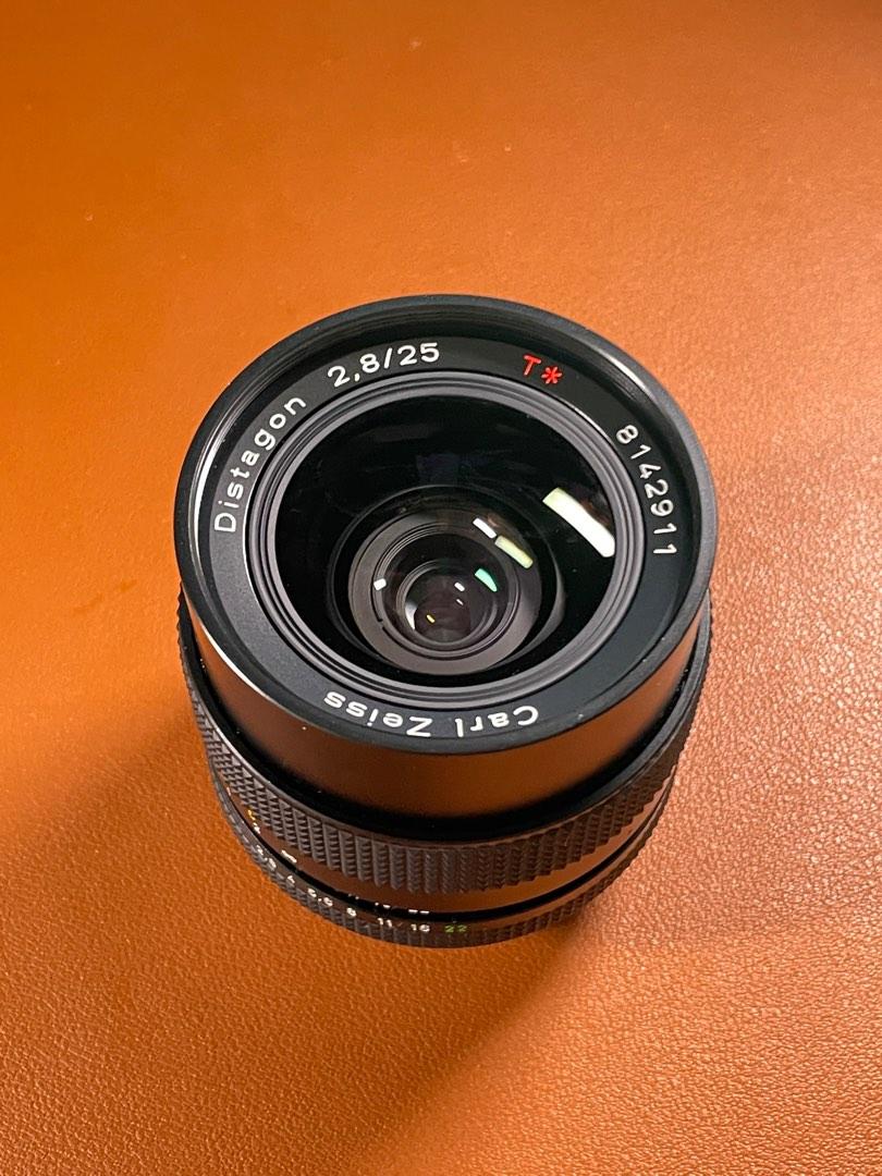 Contax carl zeiss distagon 25mm F2.8 mmj, 攝影器材, 鏡頭及裝備