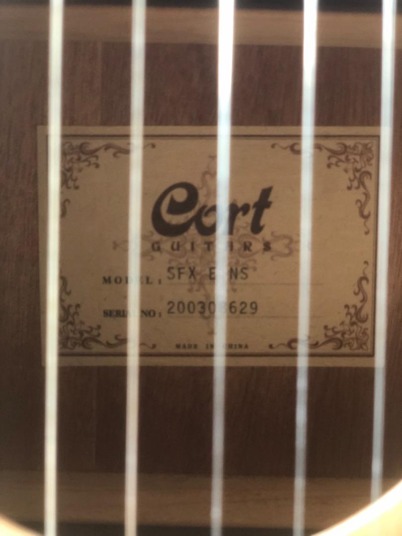 CORT CE304T Acoustic Guitar, Audio, Other Audio Equipment on Carousell