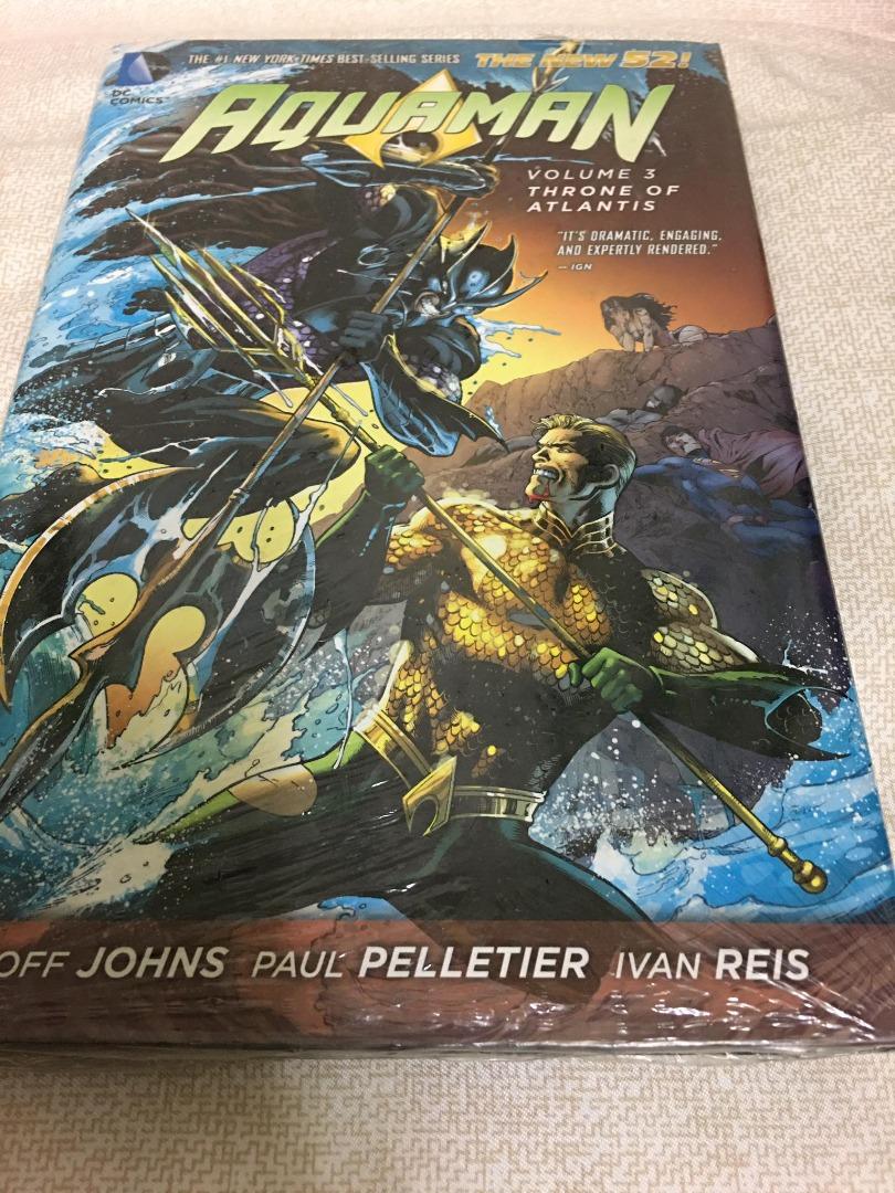 DC Aquaman The New 52 Throne of Atlantis volume 3 (hardcover), Hobbies ...