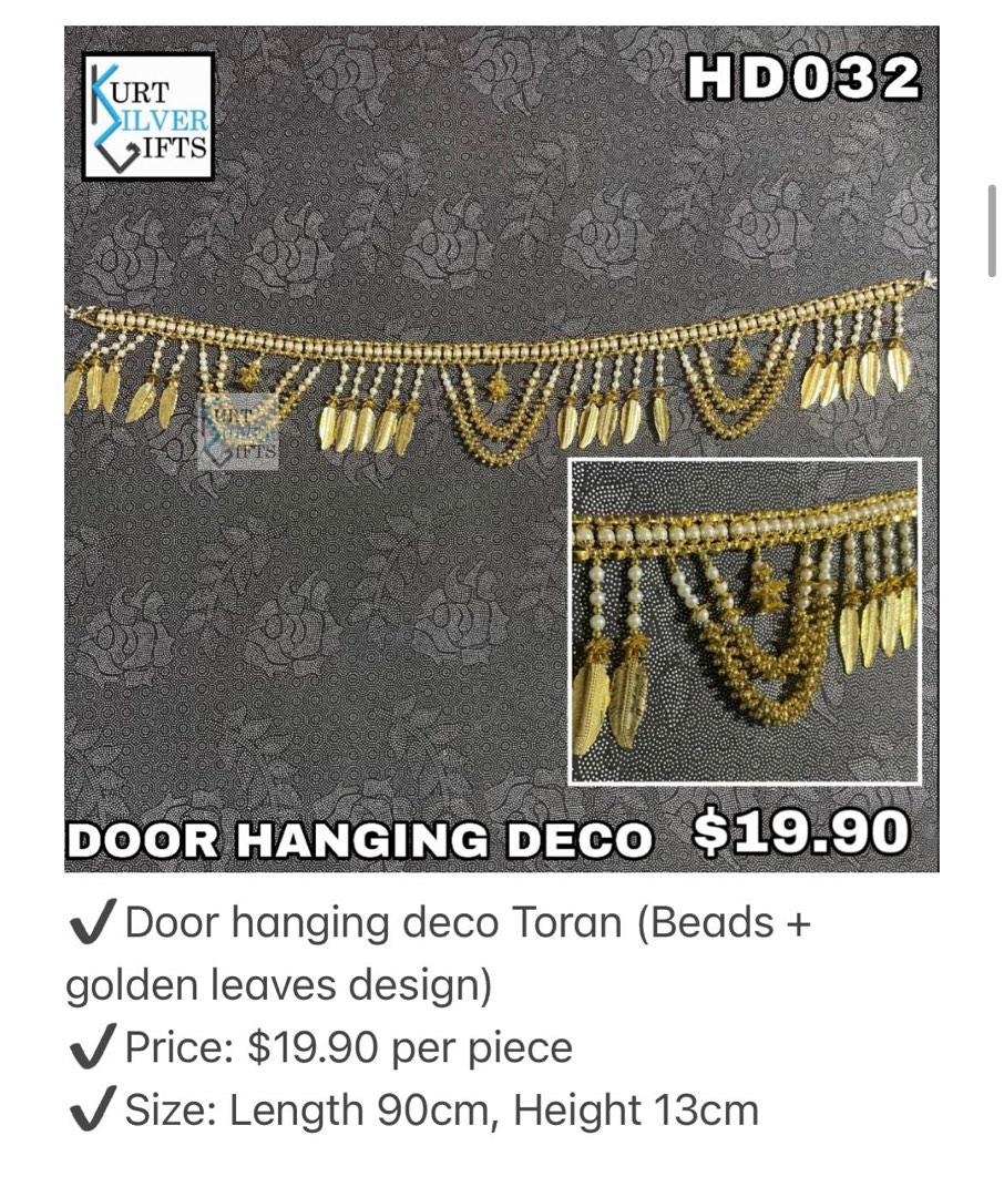 Deepavali Indian door deco, Furniture & Home Living, Home Decor, Other