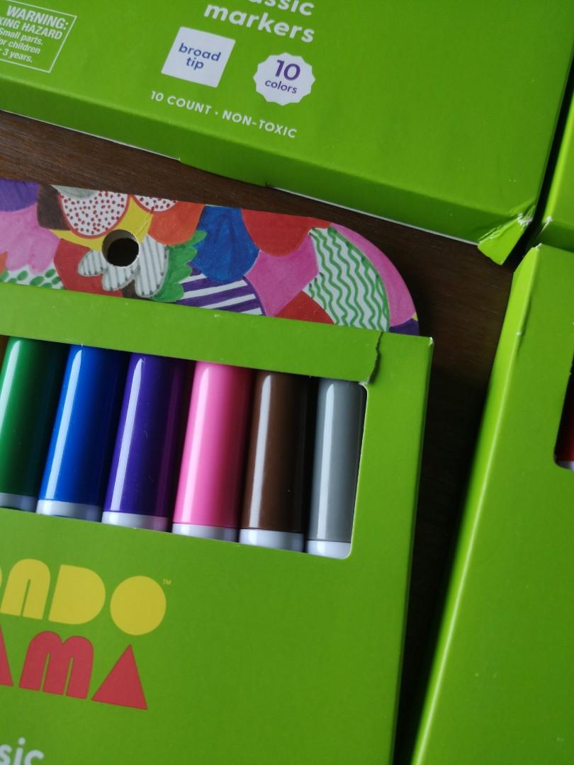 [Defect] Mondo Llama 10 Classic Markers, Hobbies & Toys, Stationery
