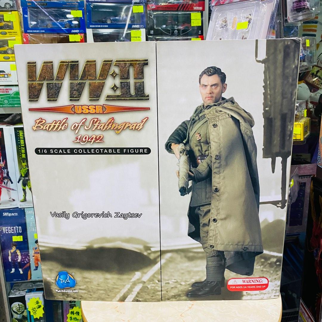 DID D80072 1/6 Action Figure Battle of Stalingrad 1942 WW II USSR Vasily  Grigorevich Zaytsev 電影敵對邊緣Enemy at the Gates Jude Law 祖迪羅二次世界大戰蘇聯陸軍狙擊手,  興趣及遊戲,