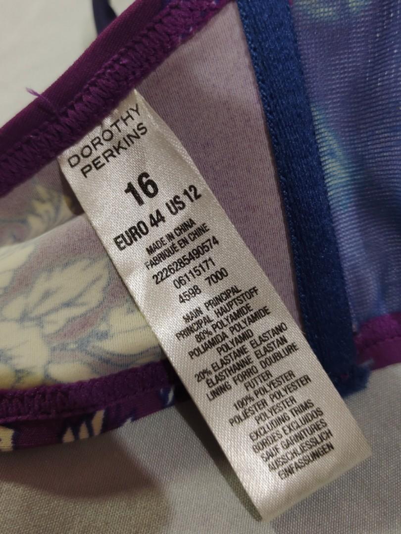 Dorothy Perkins Bikini Top XXL, Women's Fashion, Swimwear, Bikinis