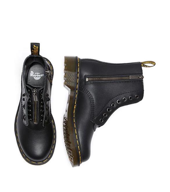 1460 pascal front top zip 8 eye boot