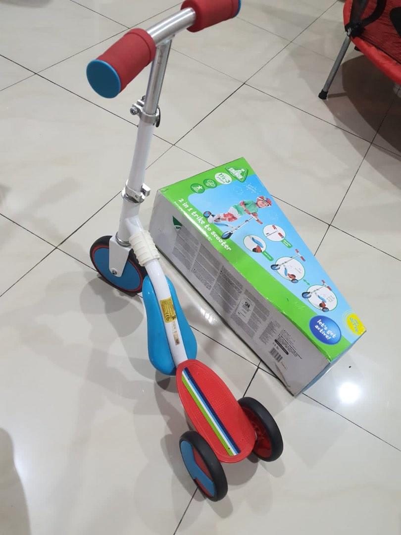 Elc 2 in 1 trike to Scooter