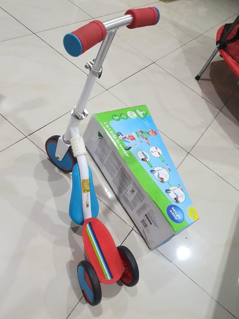 Elc 2 in 1 trike to scooter top
