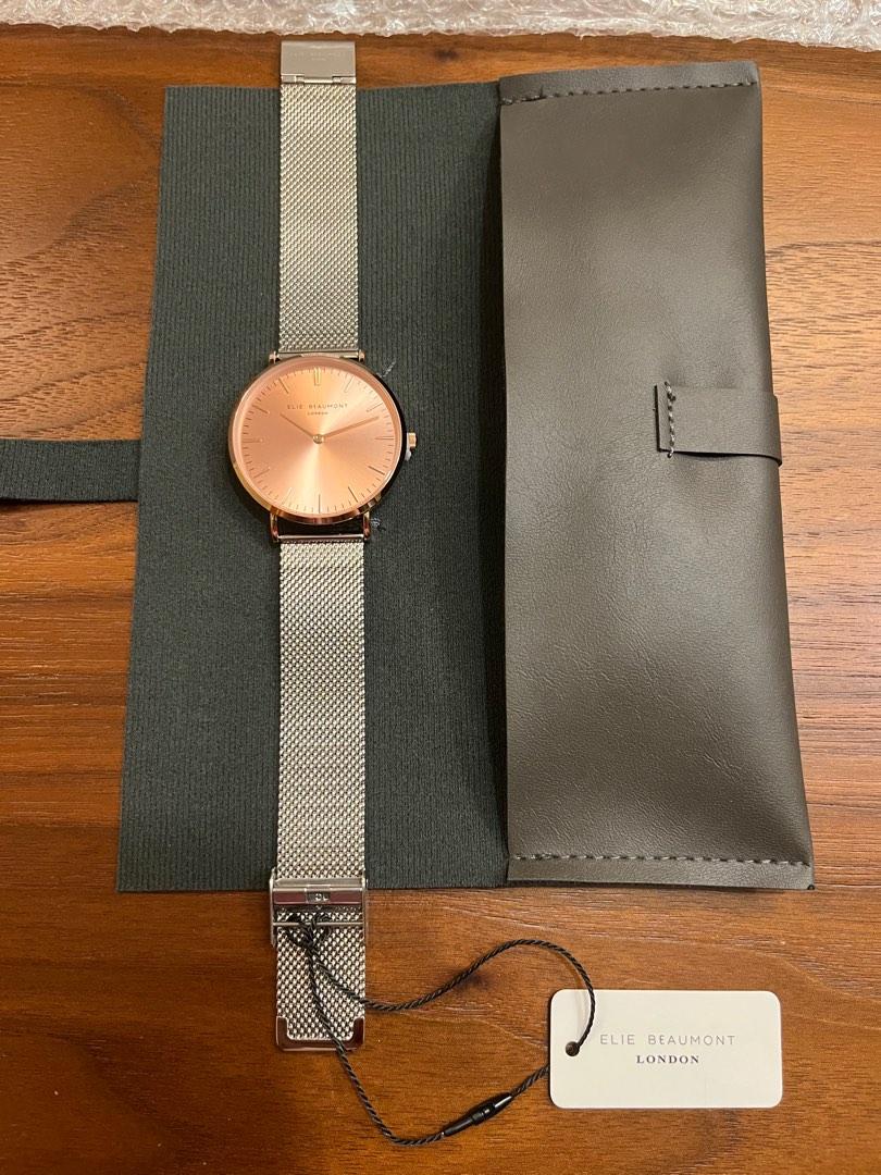 Elie beaumont 2025 rose gold watch