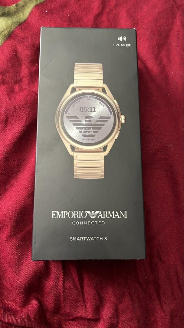 Armani exchange connected gen 4 gold tone smartwatch discount