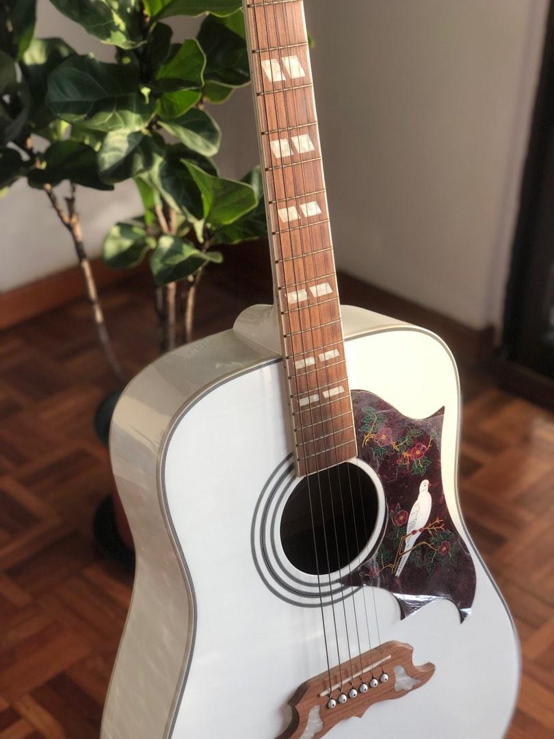 Epiphone dove shop pro white