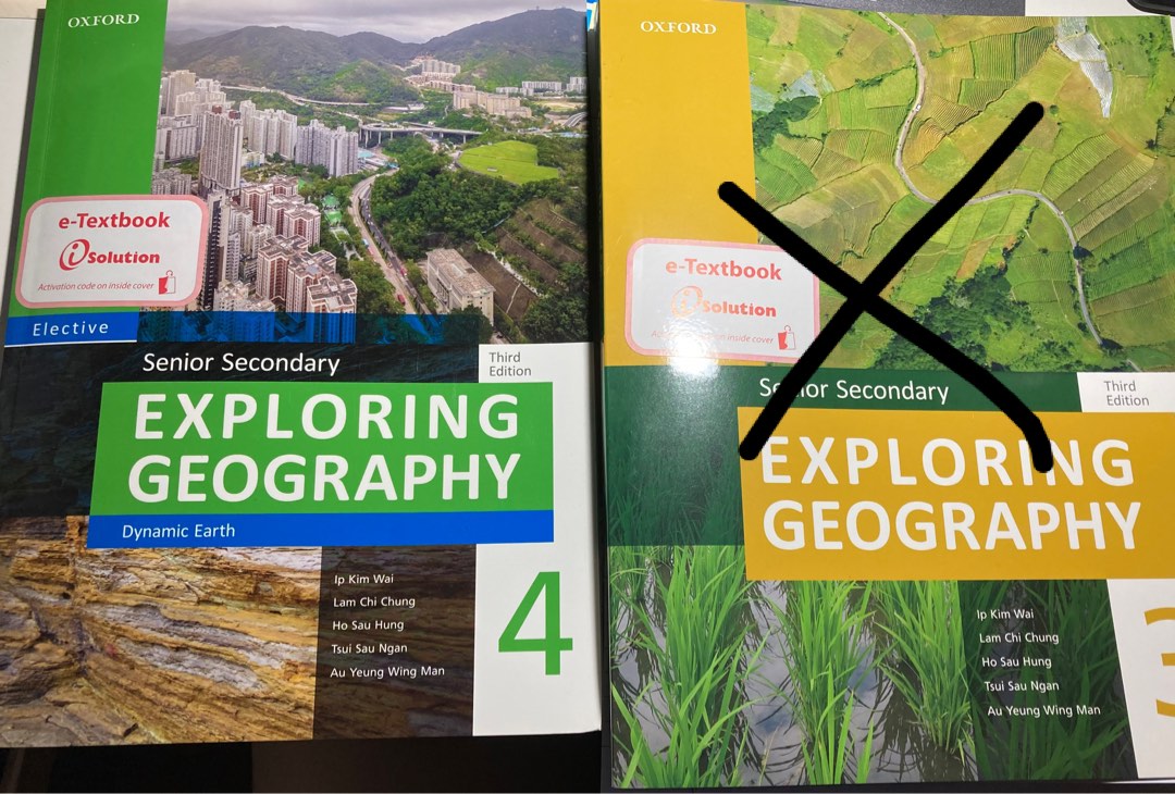 Exploring Geography Book 3&4, 興趣及遊戲, 書本 & 文具, 教科書 Carousell