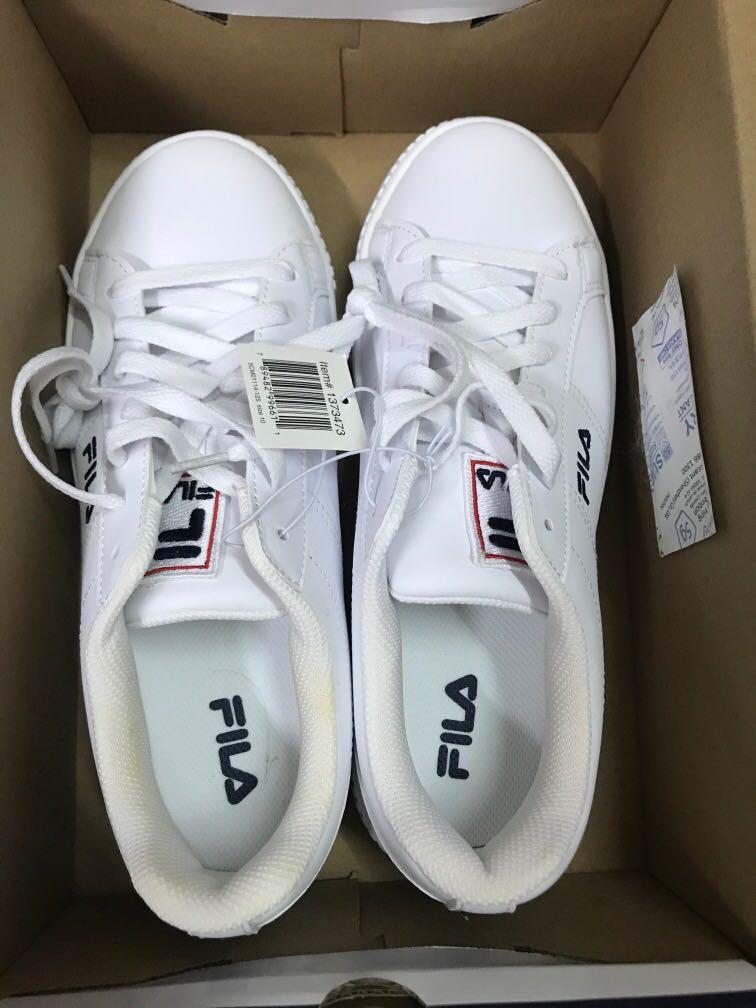 FILA 41 New Women FILA Redmond white navy red size 41 sneakers sports shoes Carousell