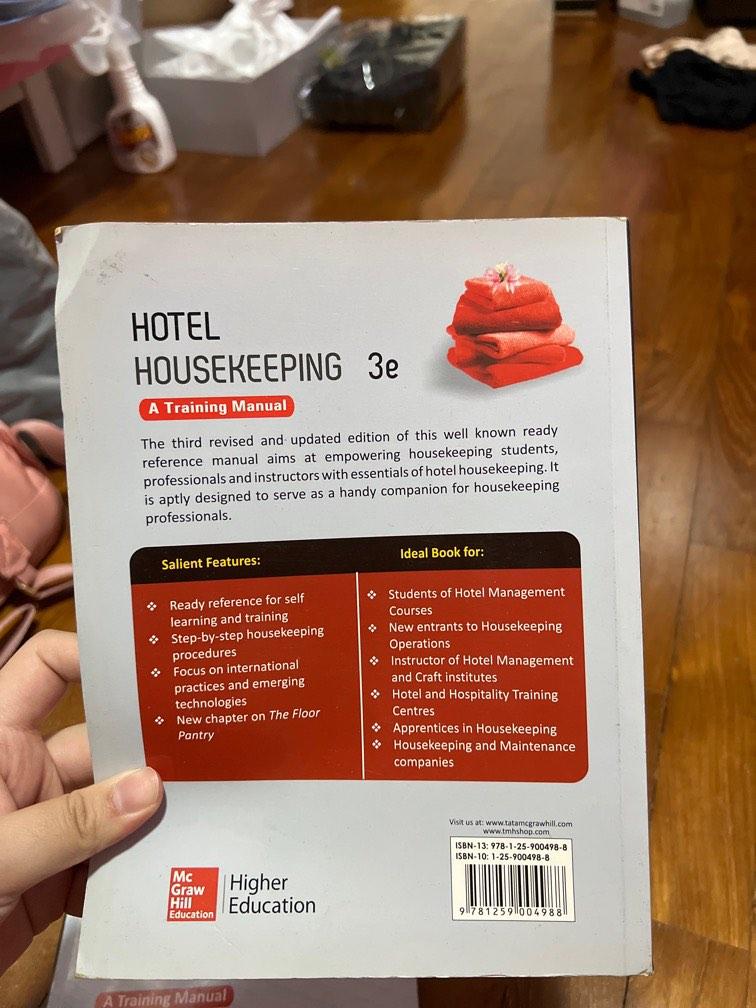 Food and Beverage Service & Hotel Housekeeping training manuals third