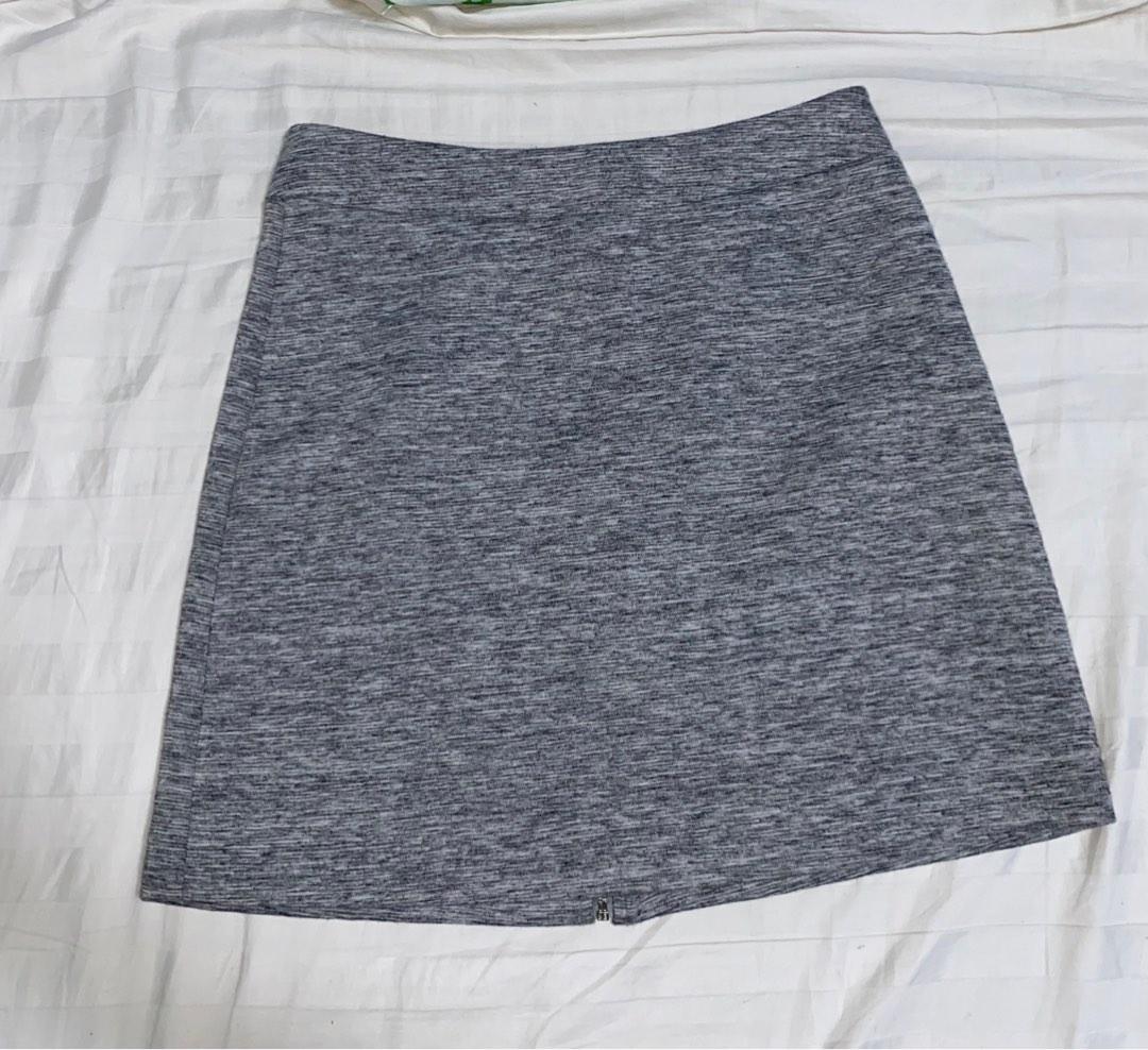 Gray skirt forever 21 shop
