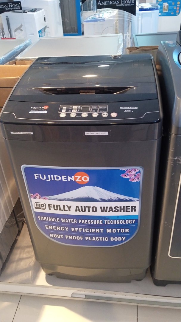 FUJIDENZO TOP LOAD WASHING MACHINE, TV & Home Appliances, Washing