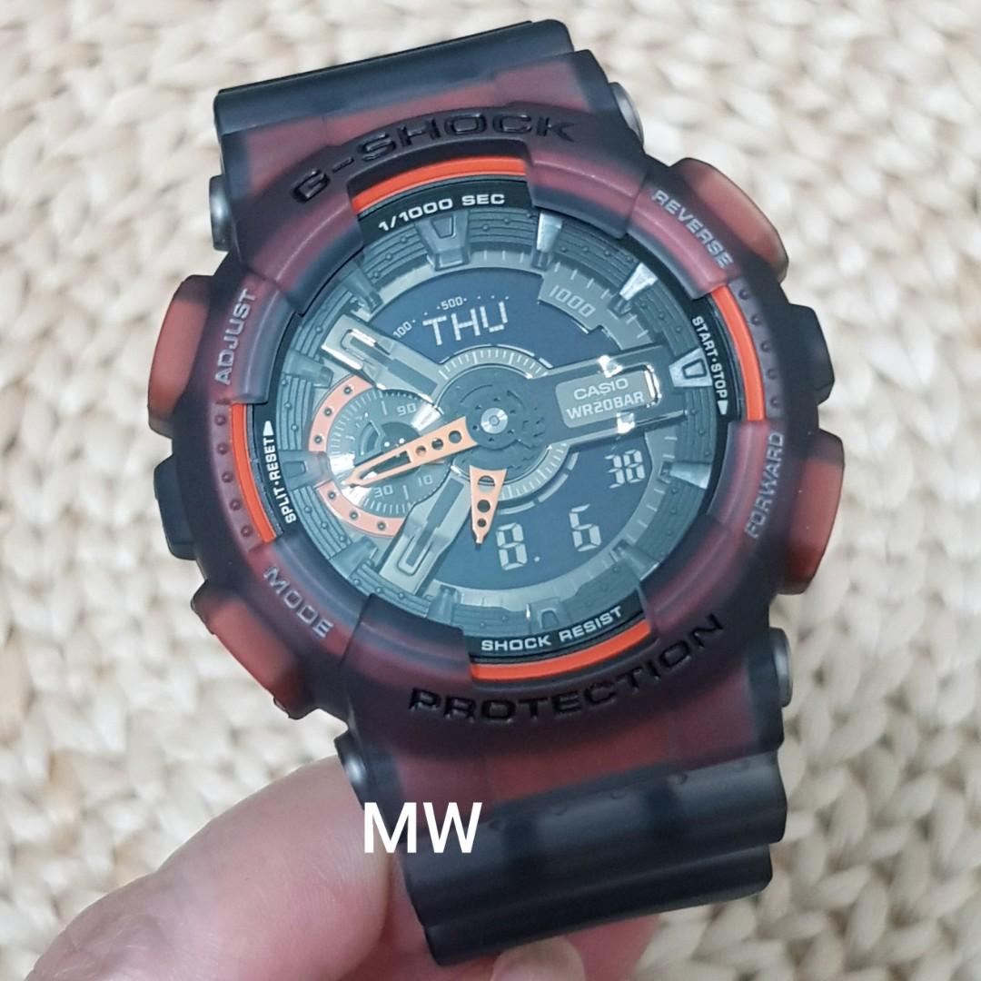 G shock discount ga 110 red