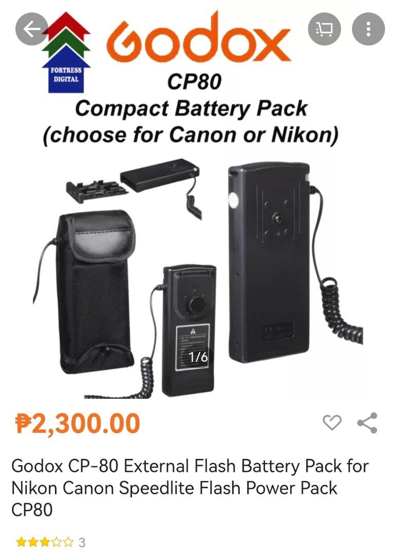 Godox Compact Battery Pack, Photography, Photography Accessories