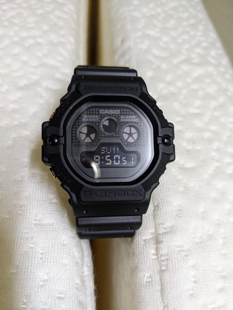 G shock tapak kucing all black best sale