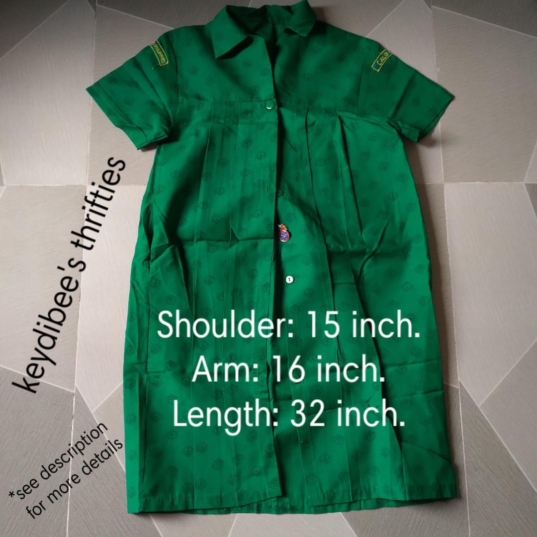 GSP Girls' Scout Uniform Complete Set with pins, socks, handkerchief