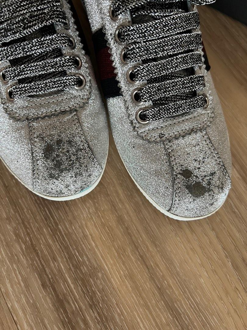 Gucci bambi glitter sneakers hot sale