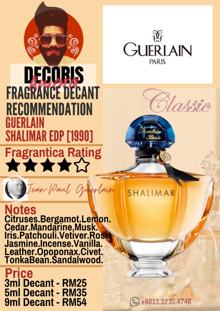 Shalimar perfume ingredients 2025