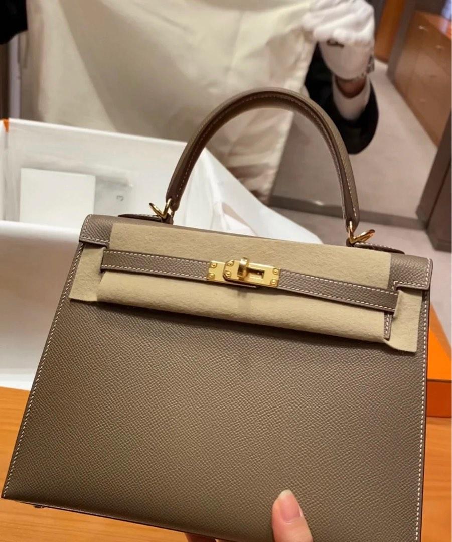 Hermes Himalayan Kelly 32, Luxury, Bags & Wallets on Carousell