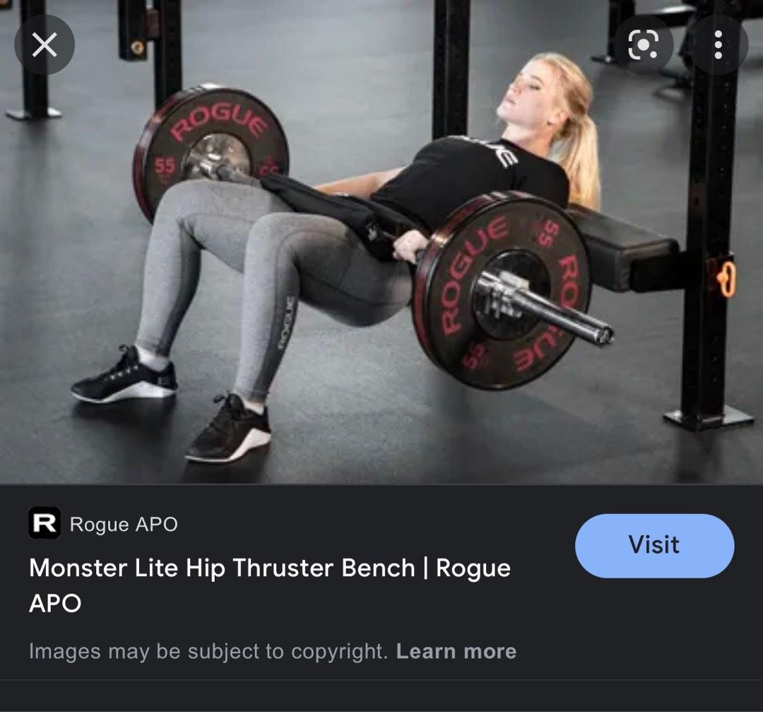 Monster hip hotsell thruster bench