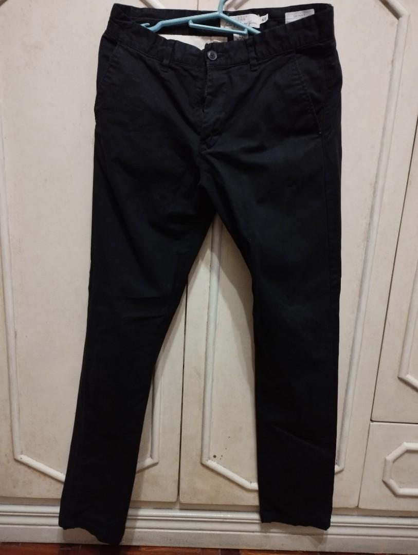 H&m mens store black pants