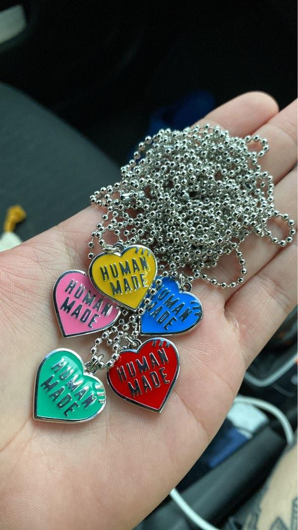 総合ランキング1位 HUMAN MADE MADE FIVE HEART HUMAN SILVER NECKLACE ...