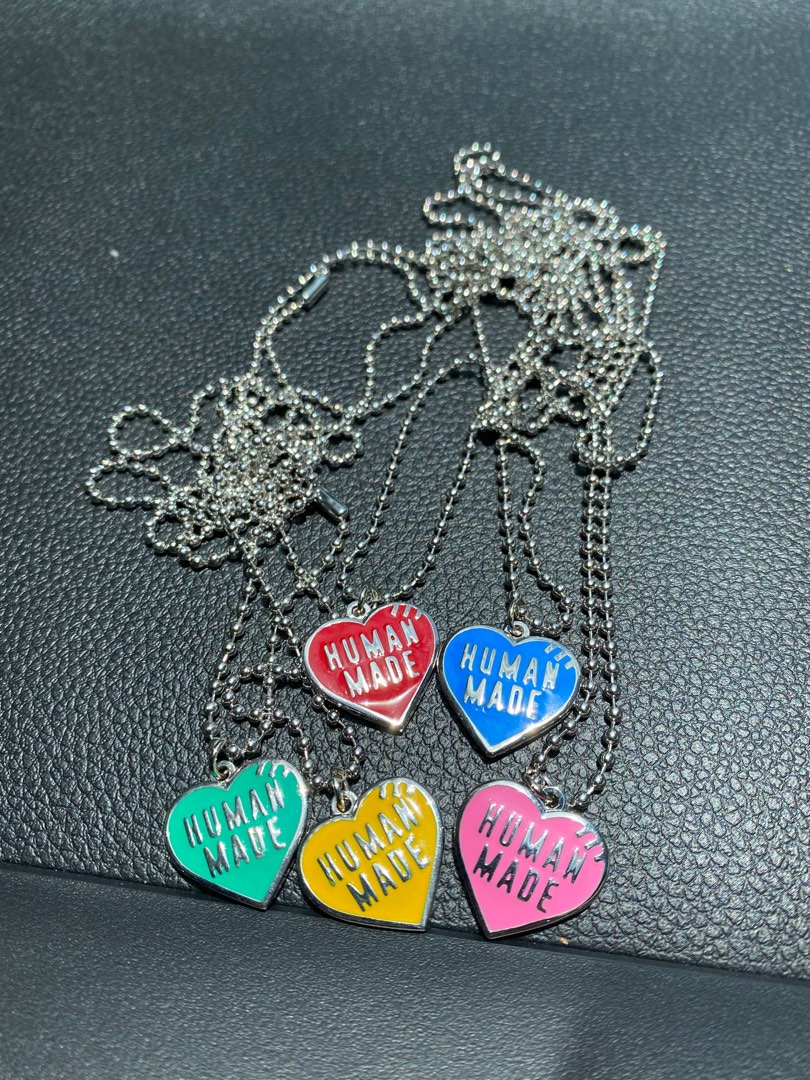 フルオーダー HUMAN MADE FIVE HEART NECKLACE Silver