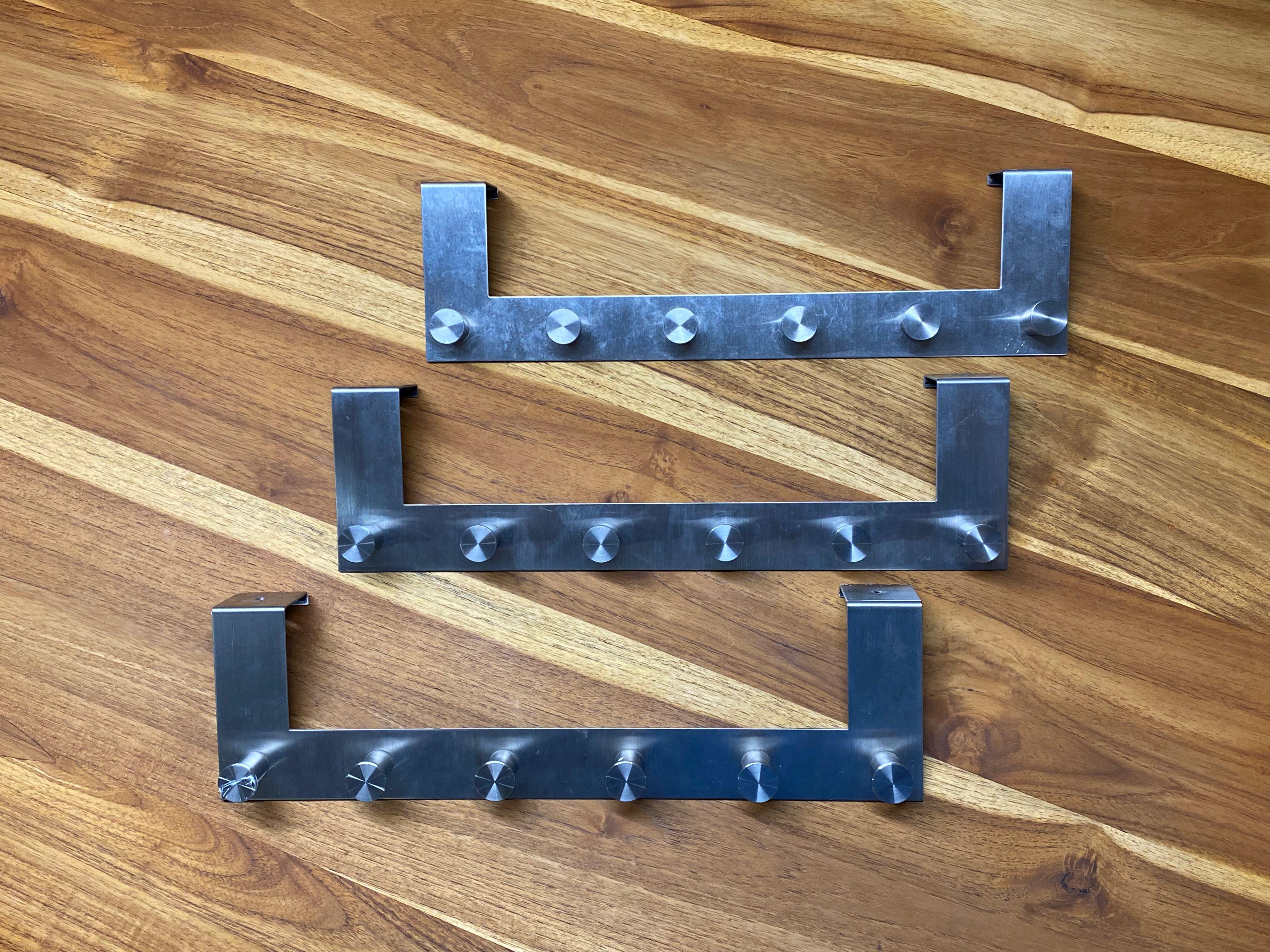 IKEA GRUNDTAL door clothes hanger x3, Furniture & Home Living, Home