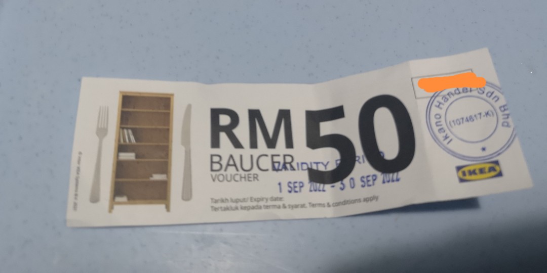 Ikea voucher, Tickets & Vouchers, Vouchers on Carousell