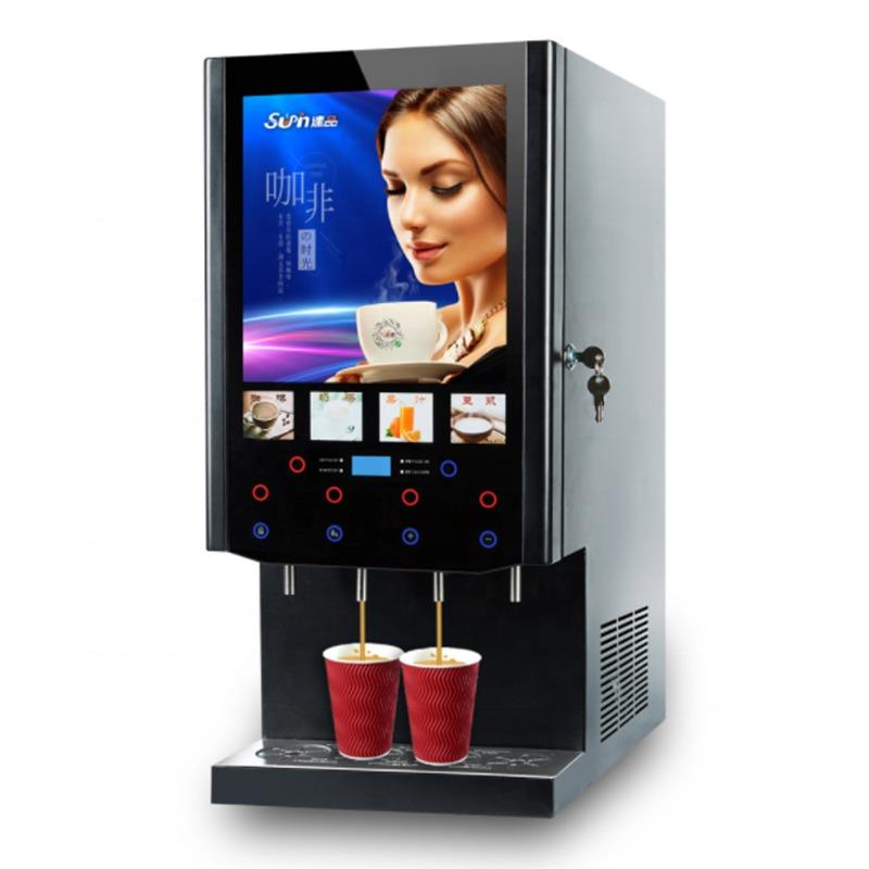 Instant Coffee Vending Machine For Catering Service Office Use Cold