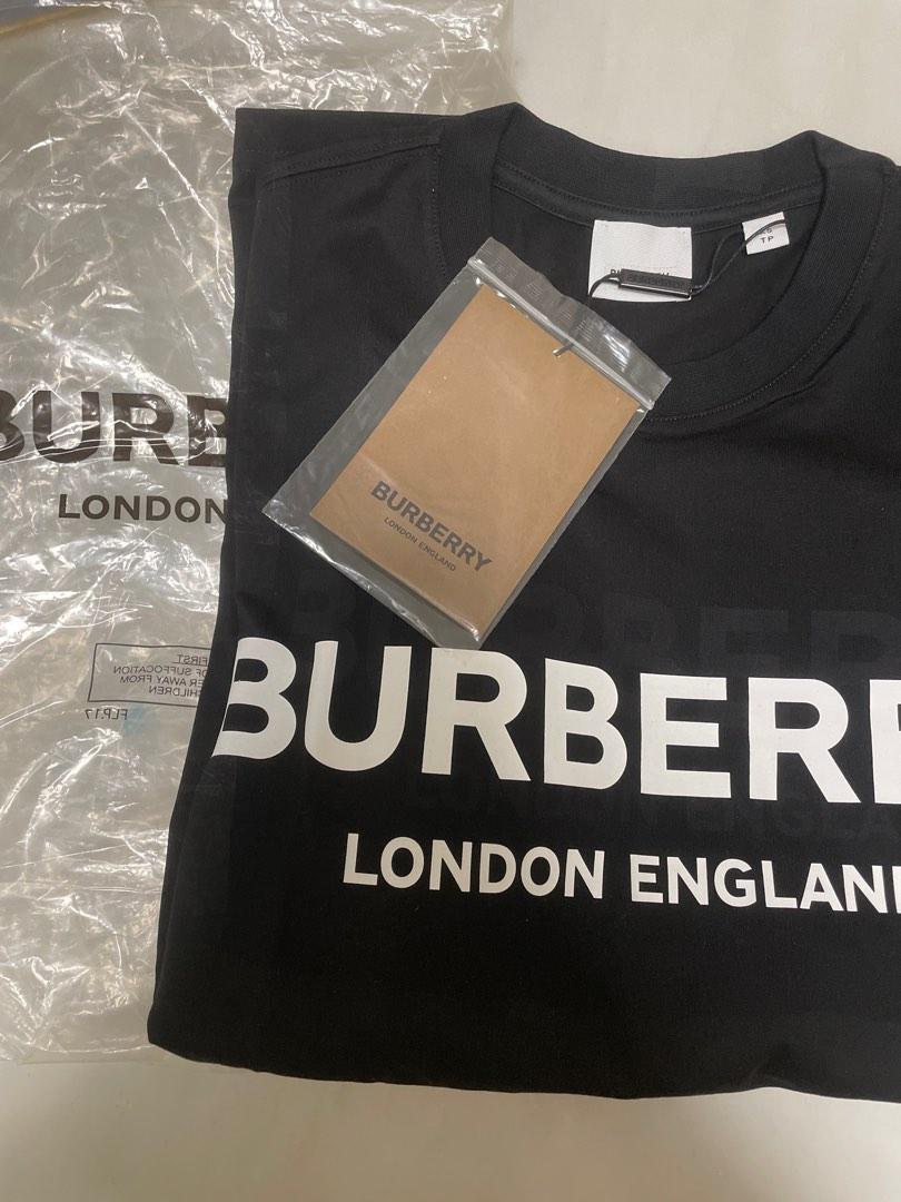 INSTOCK Burberry London England Logo Tshirt, Men's Fashion, Tops & Sets,  Tshirts & Polo Shirts on Carousell