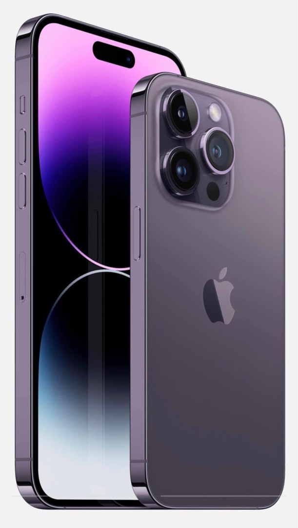 極美品iPhone 14 Pro ディープパープル  Softbankカラーディープパープル