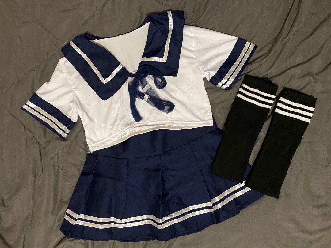 Japanese School Uniform Cosplay Costume, Women's Fashion, Dresses
