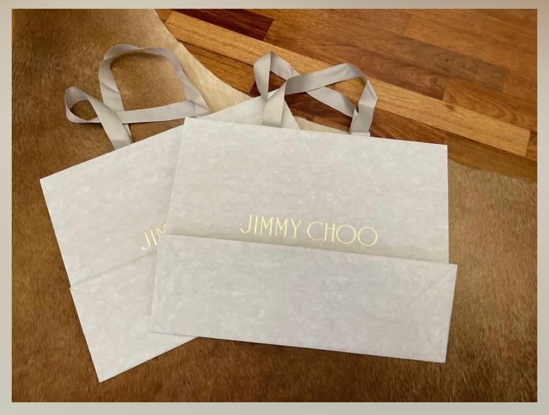 Jimmy choo sales paper bag