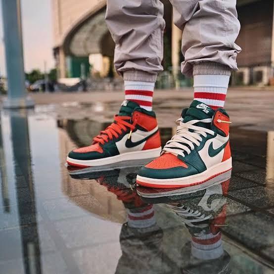 Jordan 1 high x solefly miami art basel Men s Fashion Footwear