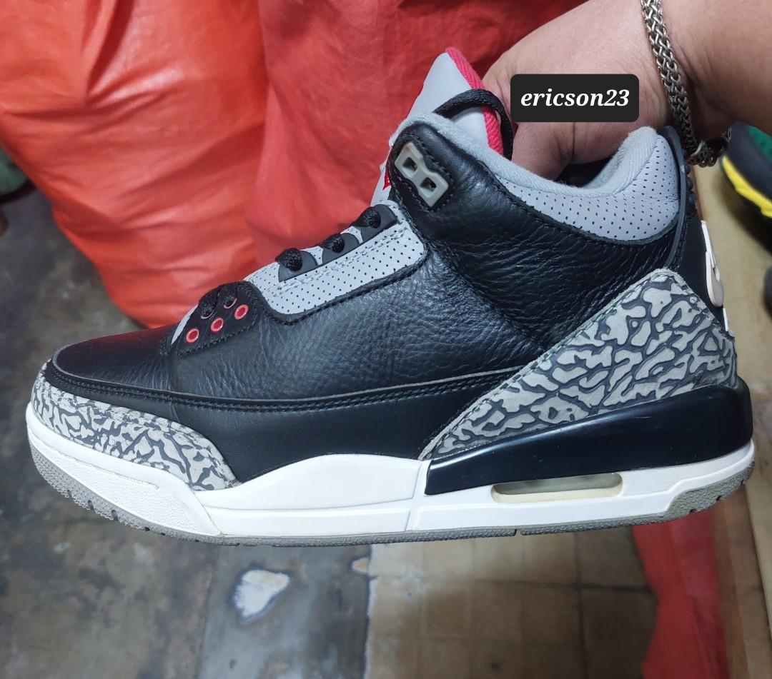 legit check jordan 3 black cement
