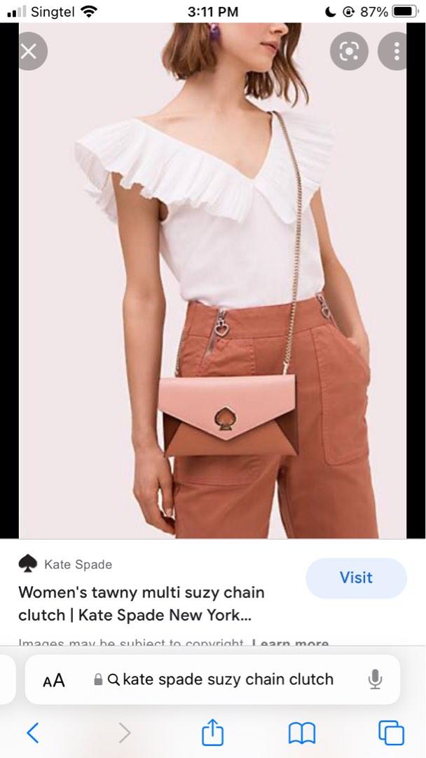 Kate spade shop suzy chain clutch